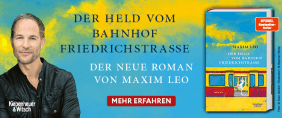 Banner Maxim Leo Der Held vom Bahnhof Friedrichstraße