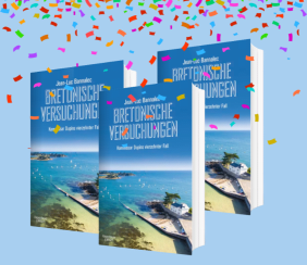 3 Exemplare Bretonische Versuchungen von Jean-Luc Bannalec mit Konfetti