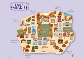 Karte von Lake Paradise