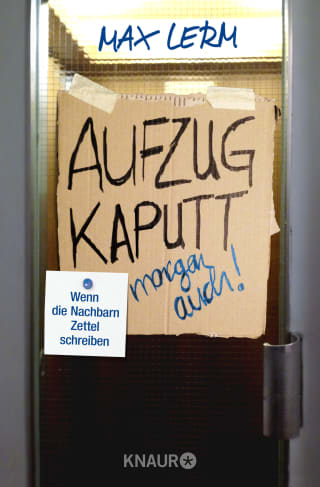 Aufzug kaputt. Morgen auch!