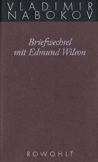 Cover Download Briefwechsel mit Edmund Wilson