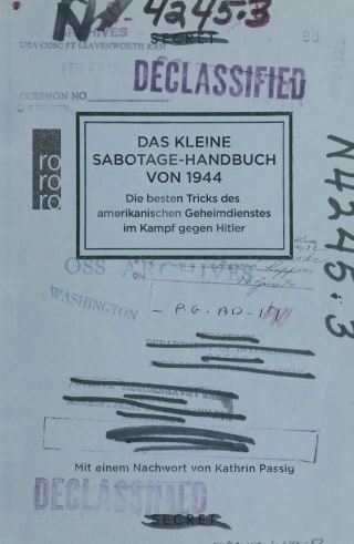 Cover Download Das kleine Sabotage-Handbuch von 1944