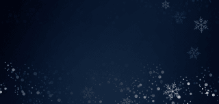 Dunkelblauer Hintergrund mit weißen Schneeflocken