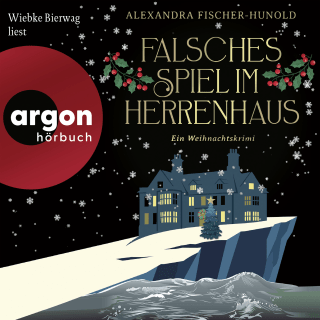 Hörbuchcover von Falsches Spiel im Herrenhaus – Ein Weihnachtskrimi