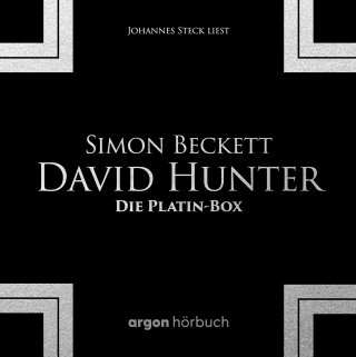 Hörbuchcover von David Hunter – Die Platin-Box: Die Chemie des Todes, Kalte Asche, Leichenblässe, Verwesung, Totenfang, Die ewigen Toten