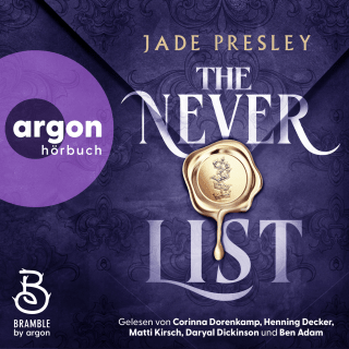 Hörbuchcover von The Never List