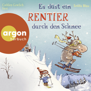 Es düst ein Rentier durch den Schnee