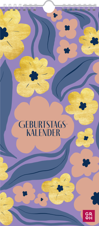 Immerwährender Geburtstagskalender Blumen