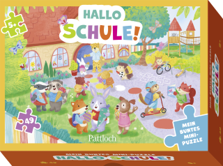 Mein buntes Mini-Puzzle – Hallo Schule!