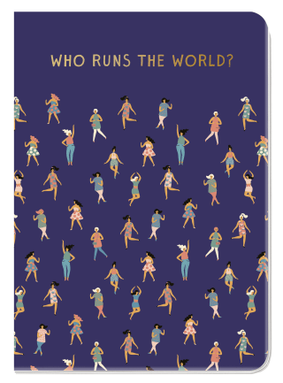 Notizheft Who runs the world?