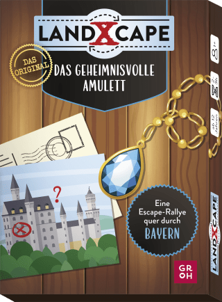 Produktbild von LandXcape - Das geheimnisvolle Amulett: Eine Escape-Rallye quer durch Bayern