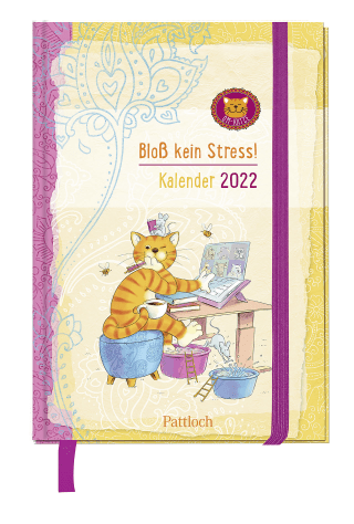 Om-Katze: Bloß kein Stress! Taschenkalender 2022