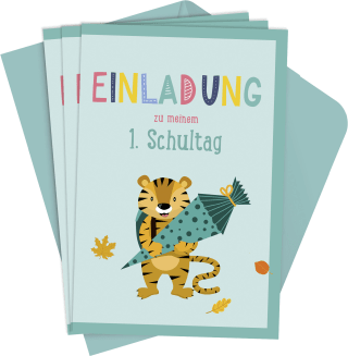 Einladung zu meinem 1. Schultag - Einladungskarten