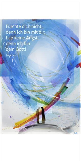 Jahreslosung Eberhard Münch 2027, Faltkarten mit Betrachtung (10er-Set)