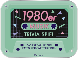 Produktbild von 1980er Musik Trivia Spiel: Das Partyquiz zum Raten und Weitersingen