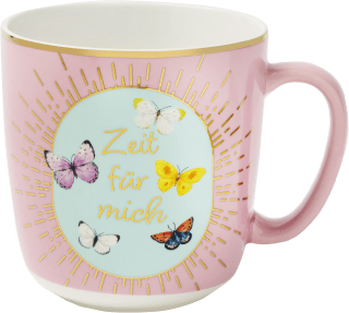 Produktbild von Blütenträume Kaffeebecher "Zeit für mich", 350 ml