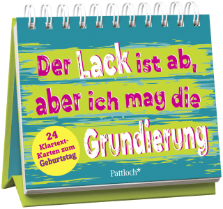 Der Lack ist ab, aber ich mag die Grundierung
