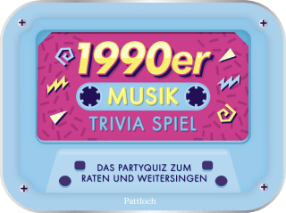 Produktbild von 1990er Musik Trivia Spiel: Das Partyquiz zum Raten und Weitersingen