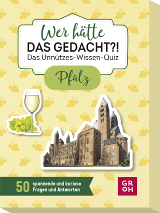 Produktbild von Wer hätte das gedacht?! Das Unnützes-Wissen-Quiz Pfalz