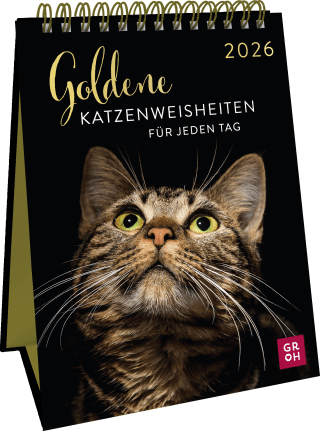 Wochenkalender 2026: Goldene Katzenweisheiten für jeden Tag