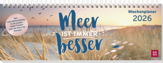 Tischkalender 2026 quer: Meer ist immer besser
