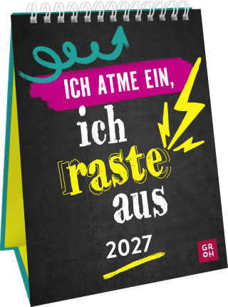 Produktbild von Wochenkalender 2027: Ich atme ein, ich raste aus