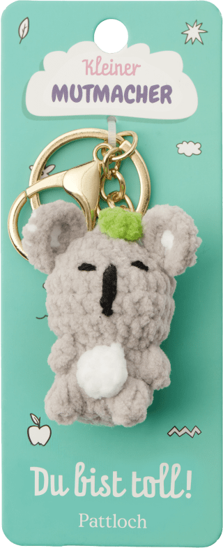 Produktbild von Kleiner Mutmacher, Schlüsselanhänger Koala: Du bist toll!