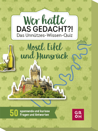 Produktbild von Wer hätte das gedacht?! Das Unnützes-Wissen-Quiz Mosel, Eifel und Hunsrück