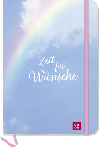 Notizbuch Zeit für Wünsche Regenbogen