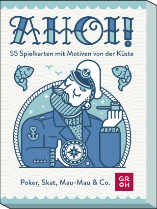Ahoi! 55 Spielkarten mit Motiven von der Küste