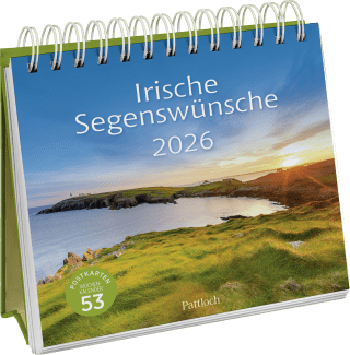 Postkartenkalender 2026: Irische Segenswünsche