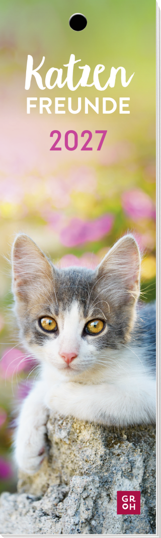 Lesezeichenkalender 2027: Katzenfreunde
