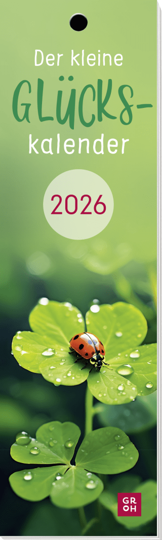Lesezeichenkalender 2026: Der kleine Glückskalender