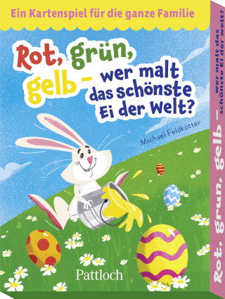 Produktbild von Rot, grün, gelb – Wer malt das schönste Ei der Welt?: Ein Kartenspiel für die ganze Familie