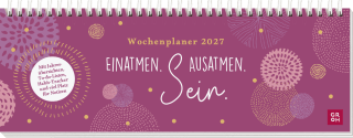 Produktbild von Tischkalender 2027 quer: Einatmen. Ausatmen. Sein.