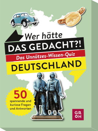 Produktbild von Wer hätte das gedacht?! Das Unnützes-Wissen-Quiz Deutschland