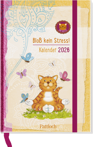 Taschenkalender 2026: Om-Katze: Bloß kein Stress!