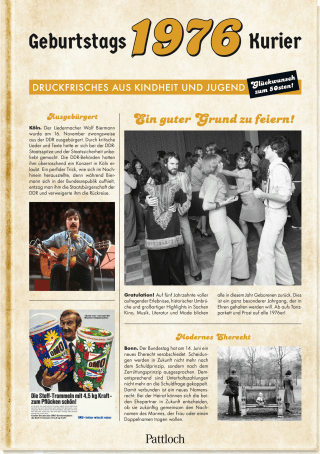 1976 – Geburtstagskurier