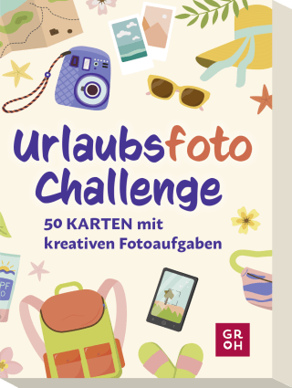 Produktbild von Urlaubsfoto-Challenge: 50 Karten mit kreativen Fotoaufgaben