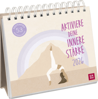 Postkartenkalender 2026: Aktiviere deine innere Stärke