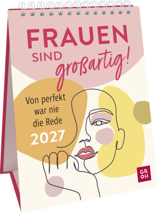 Produktbild von Wochenkalender 2027: Frauen sind großartig! Von perfekt war nie die Rede