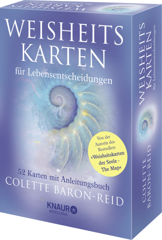 Buchcover von Weisheitskarten für Lebensentscheidungen: 52 Karten mit Anleitungsbuch