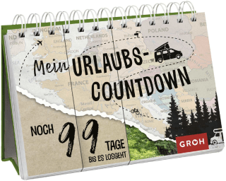 Mein Urlaubscountdown (Stil: Landkarte)