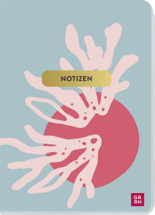 Notizheft Ozean Koralle abstrakt