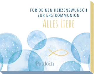 Für deinen Herzenswunsch. Zur Erstkommunion alles Liebe