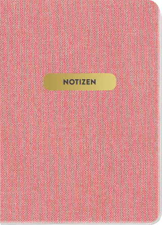Notizheft Blumenglück Rosa