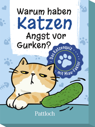 Produktbild von Warum haben Katzen Angst vor Gurken?: Das Katzenquiz mit Miau-Faktor