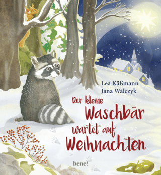 Buchcover von The little raccoon waits for Christmas