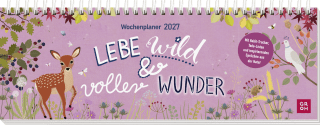 Produktbild von Tischkalender 2027 quer: Lebe wild und voller Wunder