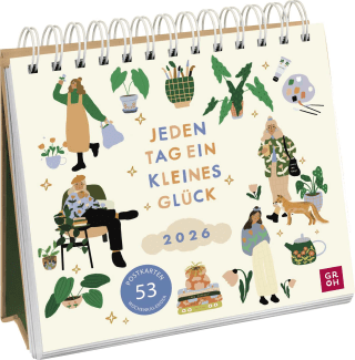 Postkartenkalender 2026: Jeden Tag ein kleines Glück